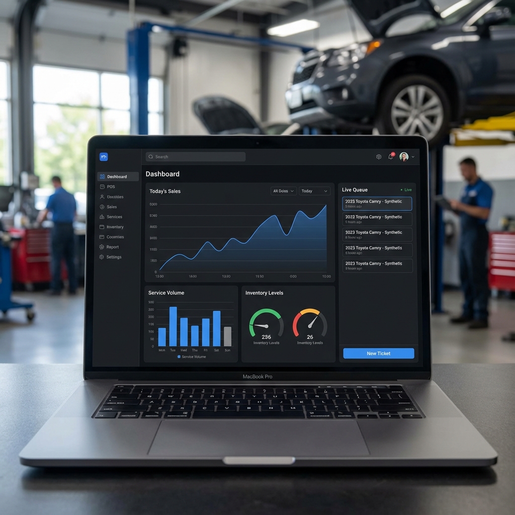 OilShop POS Dashboard